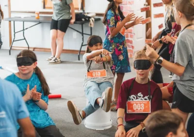 Youth participating in games at God’s Graffiti Youth Conference