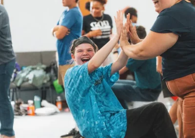Youth enjoying games at God’s Graffiti Youth Conference