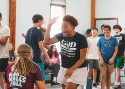 Youth enjoying activities at God’s Graffiti Youth Conference
